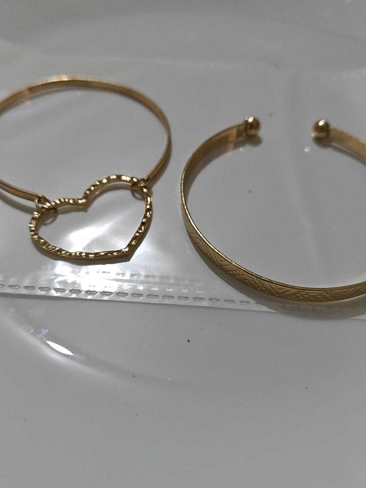Gold Tone Bangle Bracelets