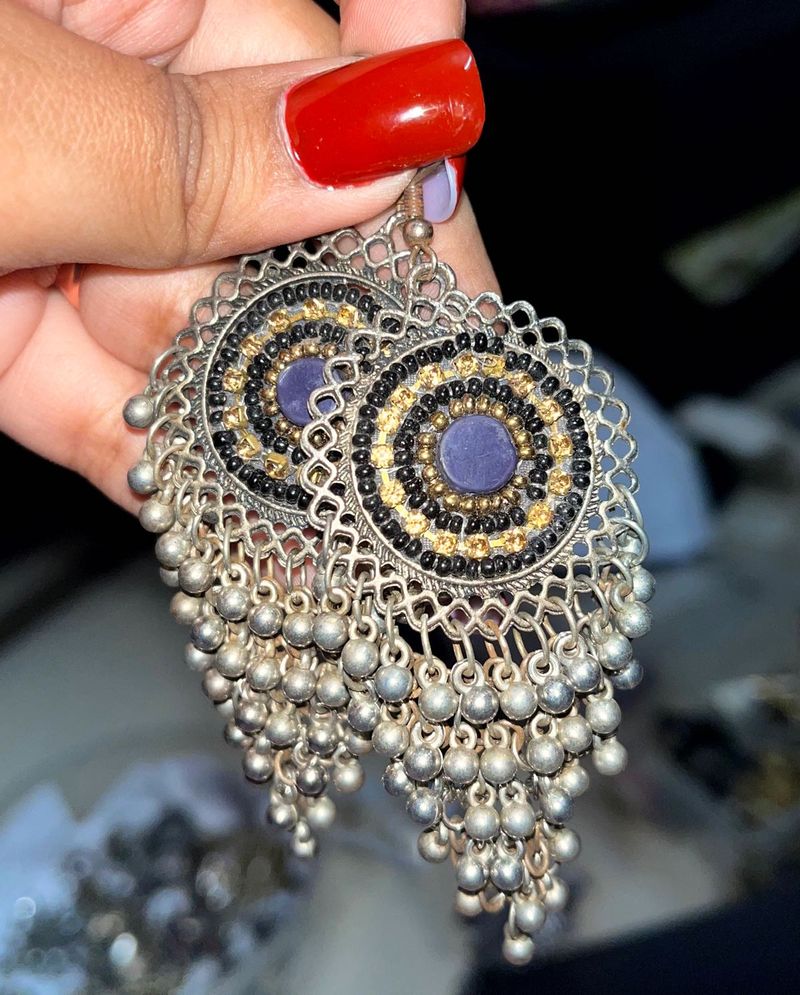 Statement Earrings- Set of 2