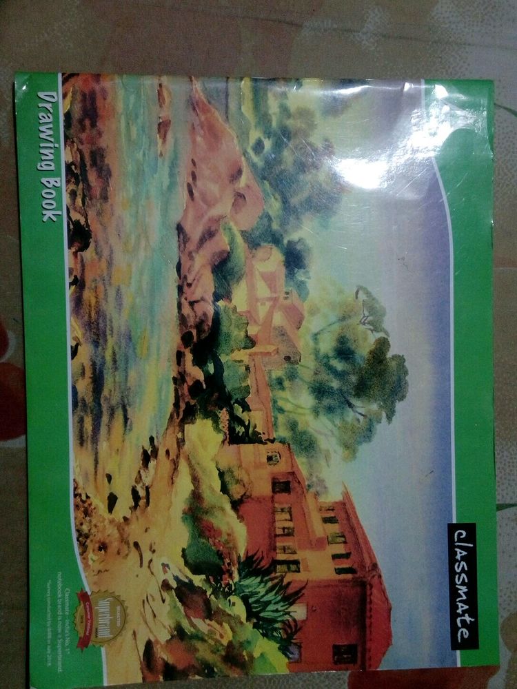 Combo Of Sketch Book And Drum Stick