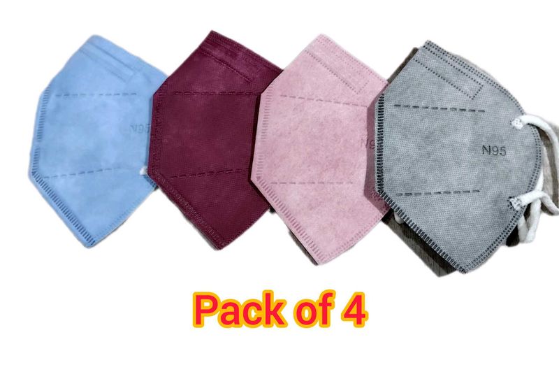 N95 MASK (PACK OF 4)