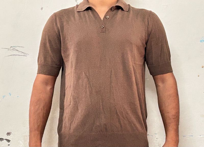Brown Polo T-Shirt