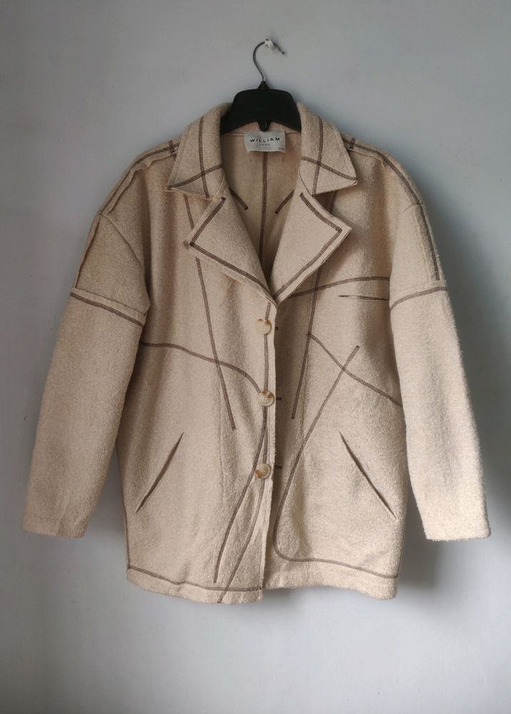 Baggy Beige&amp; Brown Coat