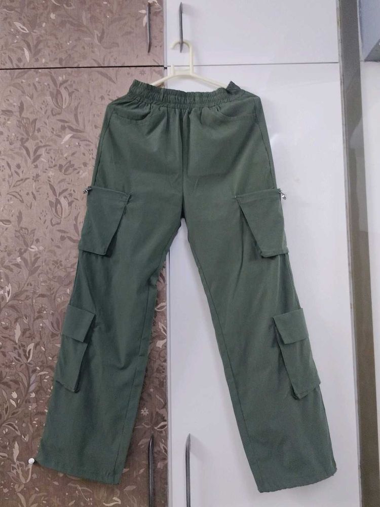 Olive Green Cargo Pants