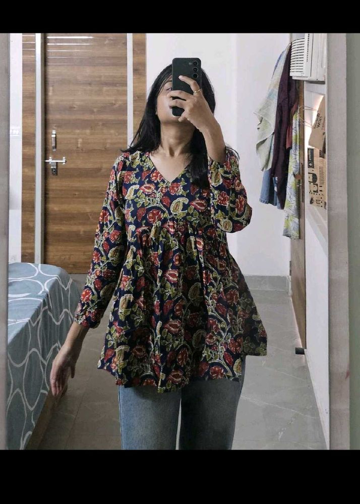 Short kurti peplum sale🔴