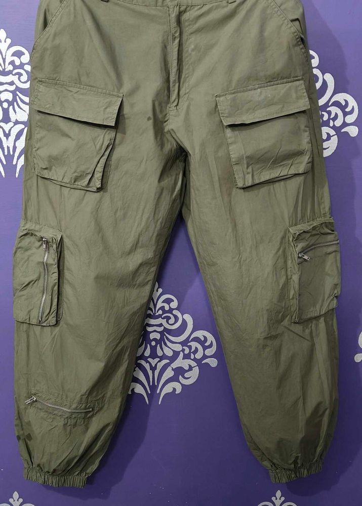 Olive Green Cargo Pants