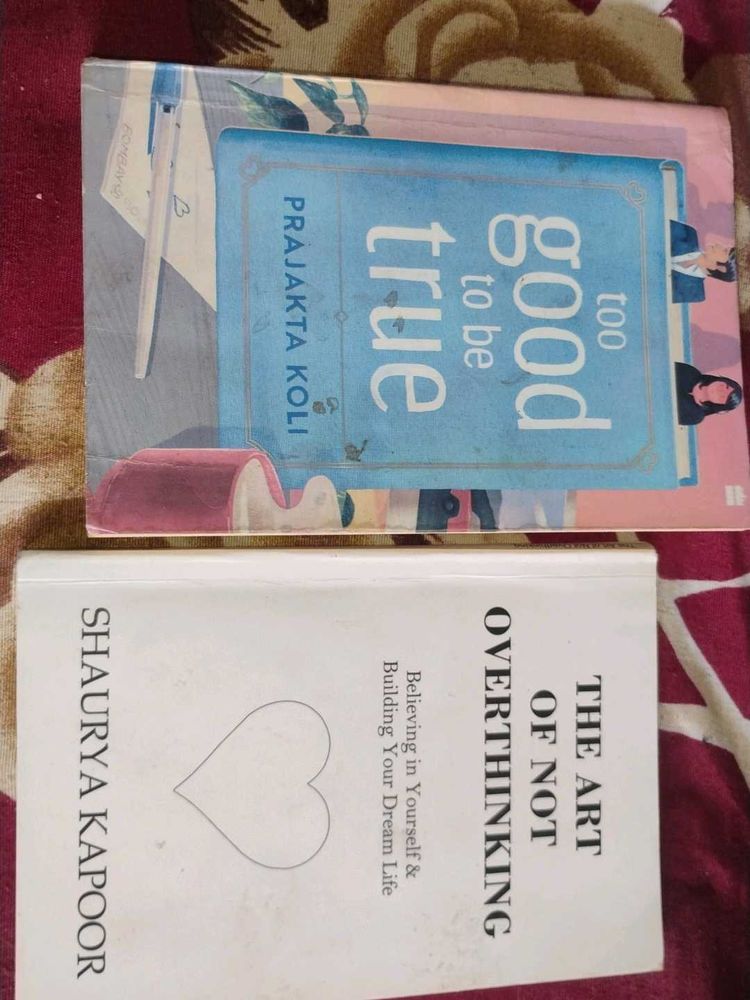 Books - Too Good to be True &amp; Overthinking