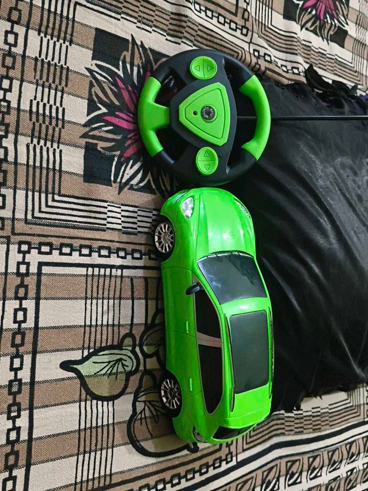 Green RC Car