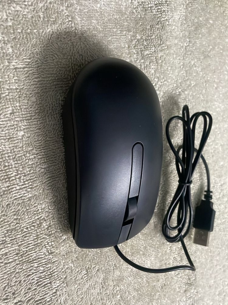 Dell MS116 Wired Optical Mouse, 1000DPI, LED Track
