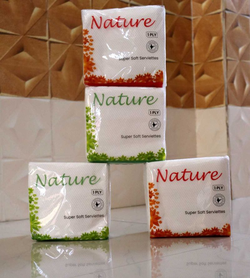 Pack Of 4 Nature Tissue Paper Super Soft Napkin