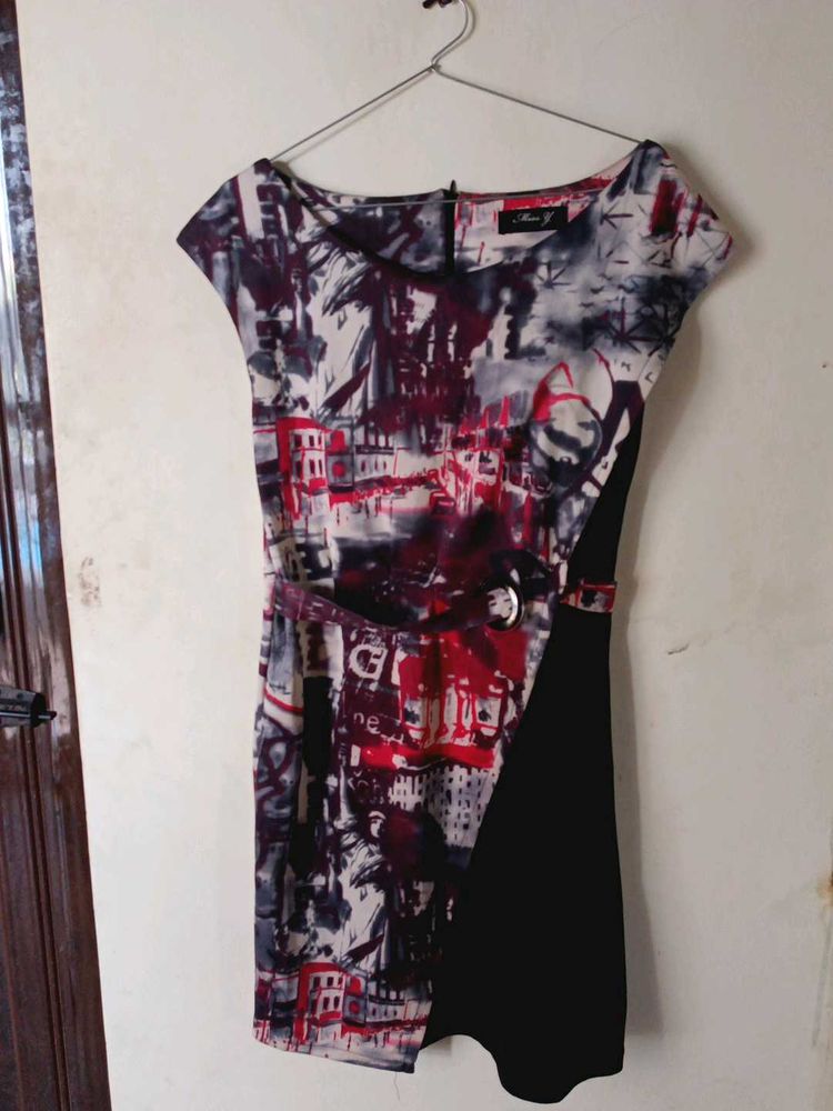 Chic Printed Dress