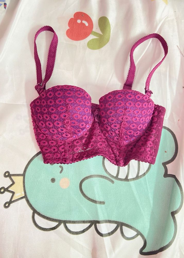 Lace Detail Bra 💕