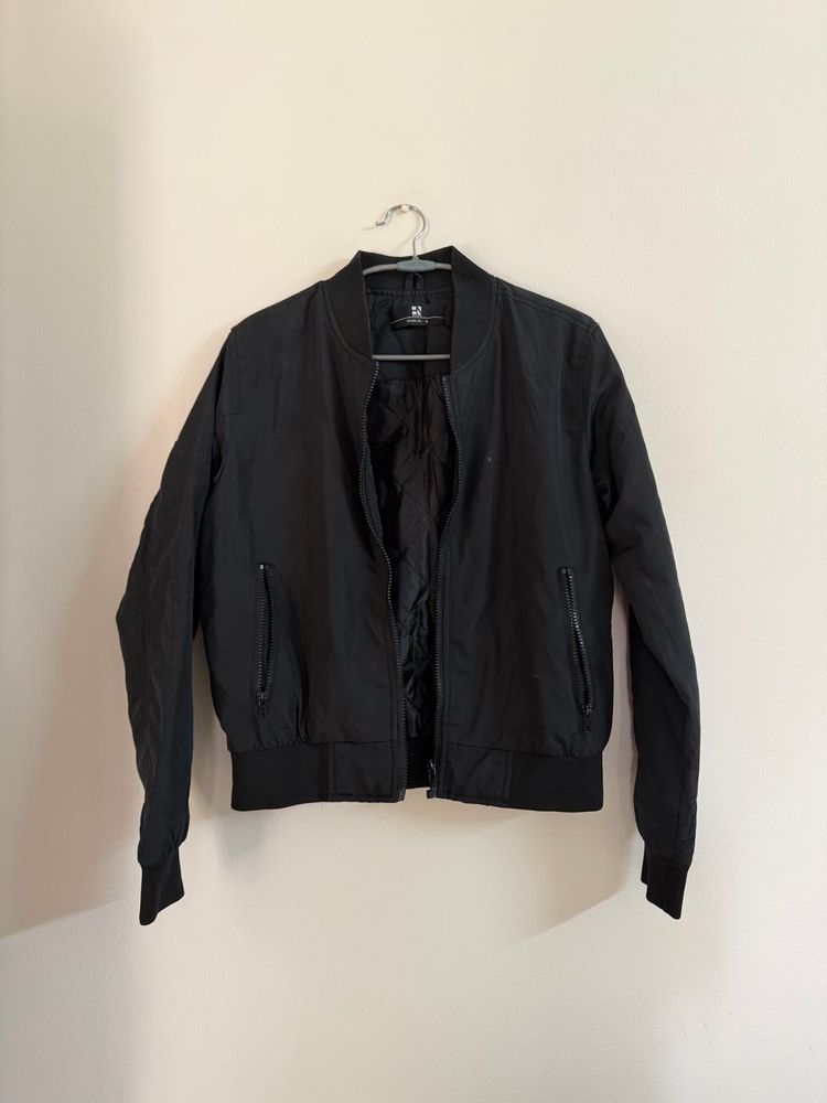 Black Bomber Jacket