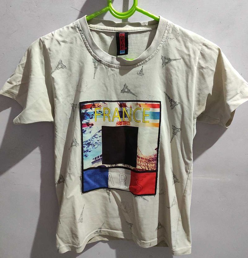 White Tshirt For Boys