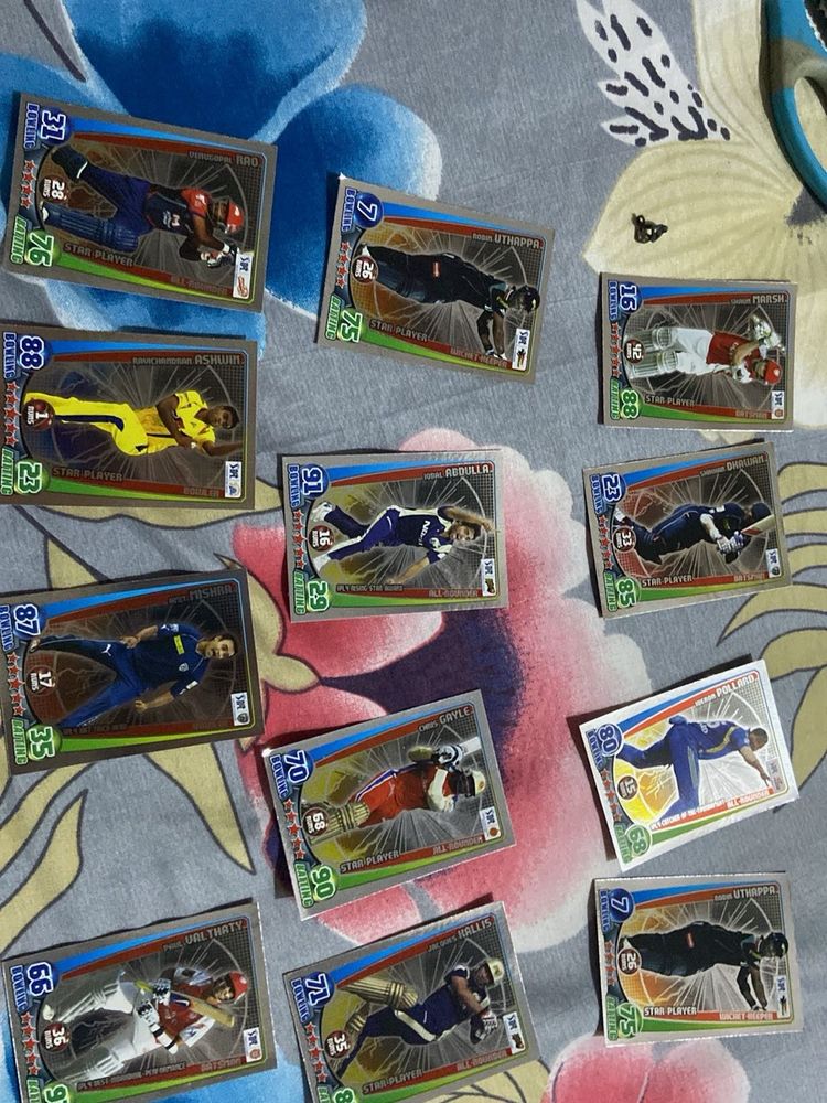 Cricket Attax Cards - Collection of Star Players