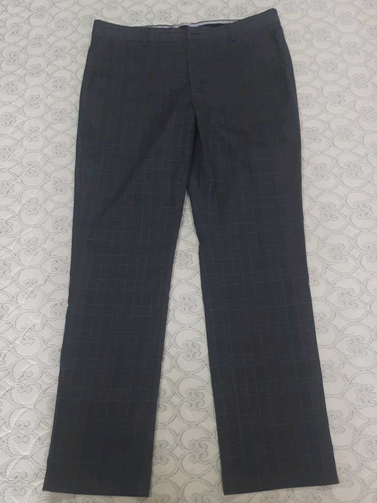 Blue Checks Formal Pant