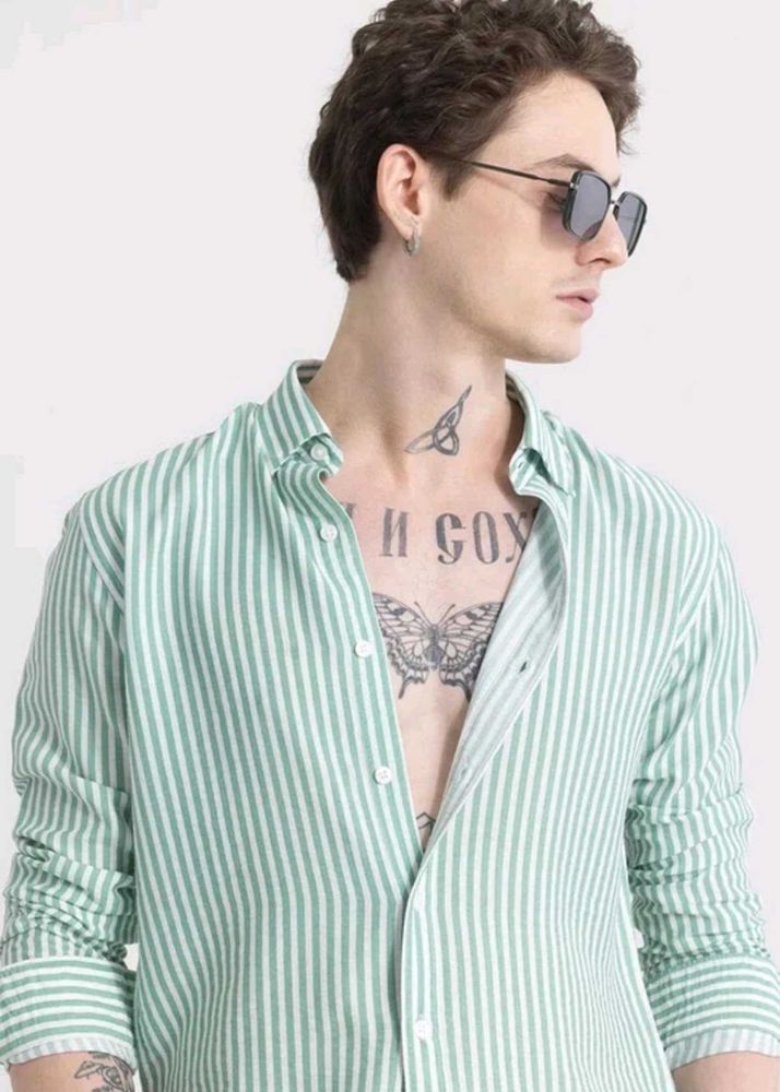 Striped Green Shirt