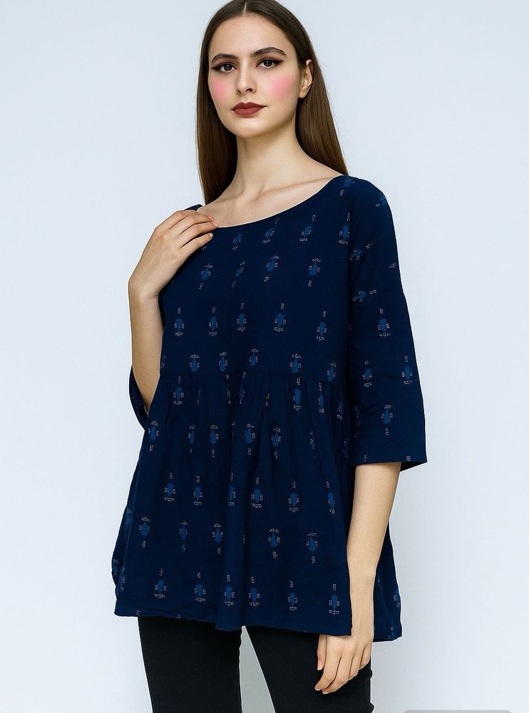 Blue Printed Tunic