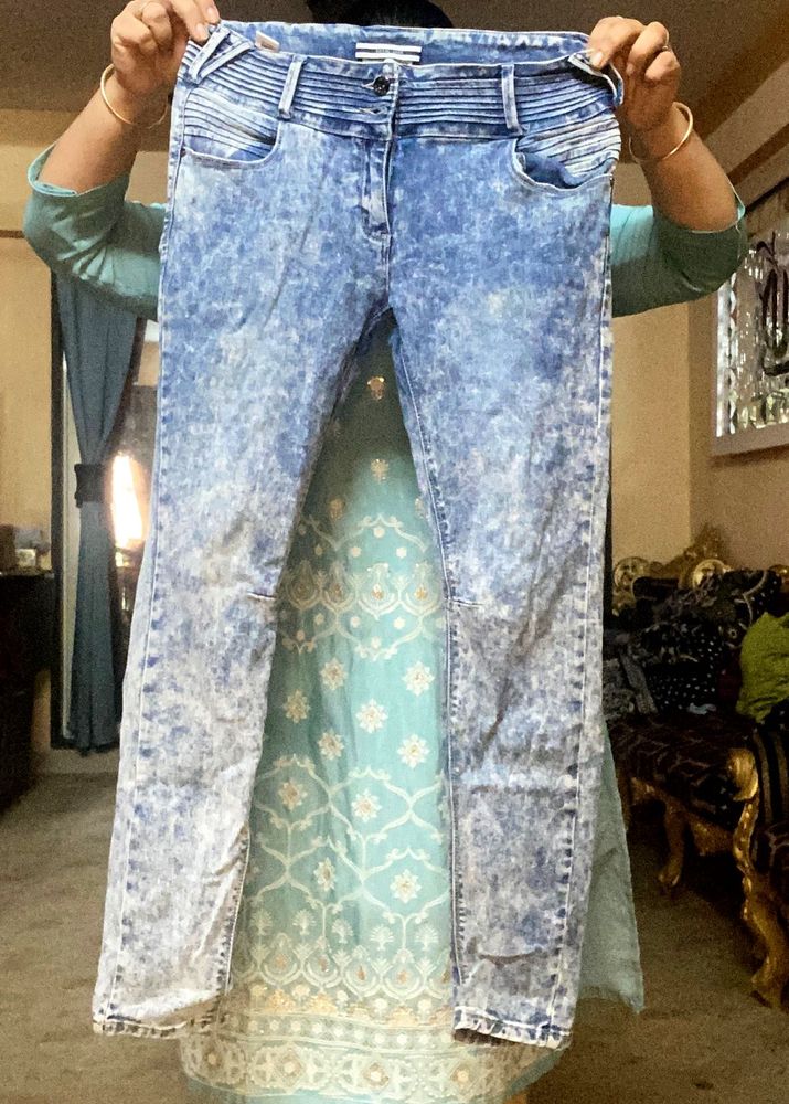 Deal jeans Brand Acid Wash Denim Jean