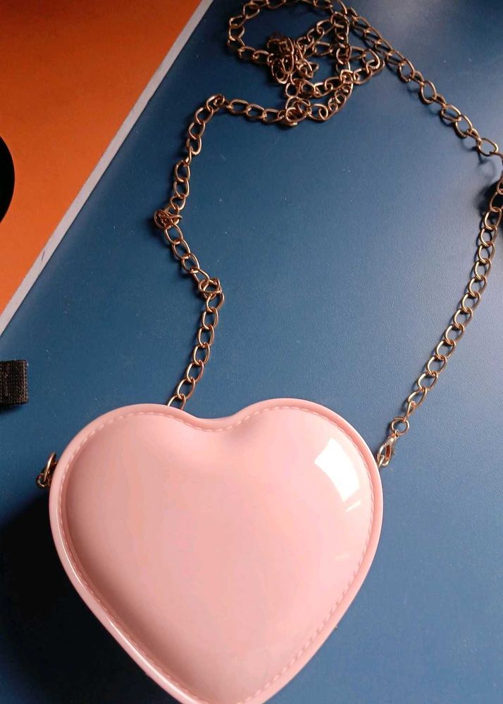 Pink Heart Purse