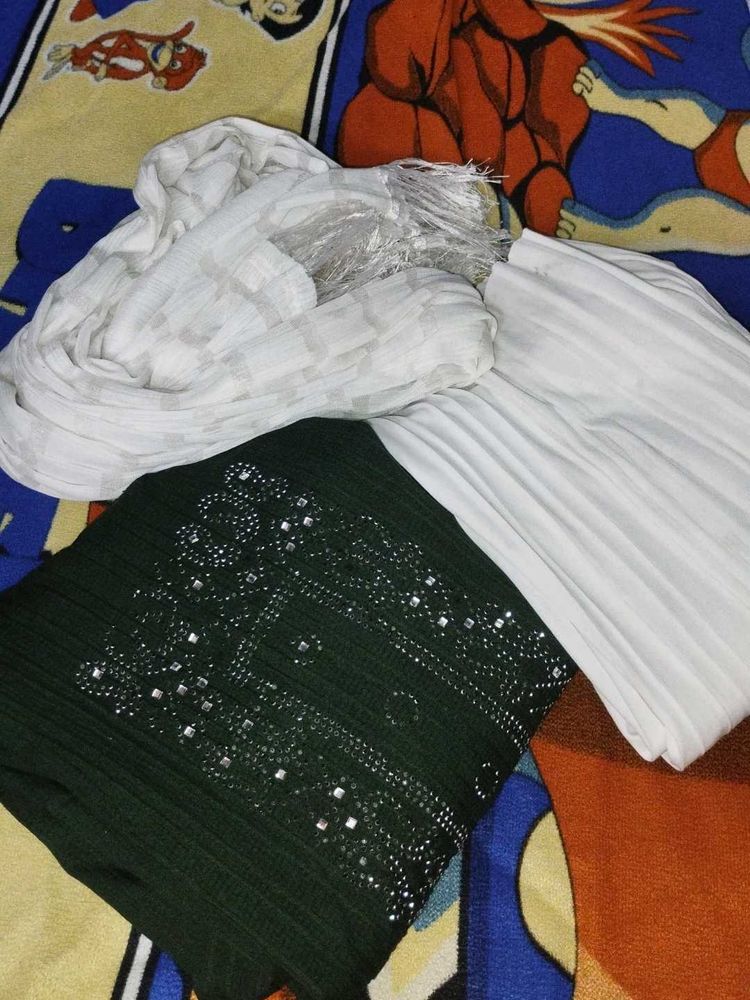 GREEN KURTHA PLAZA SET