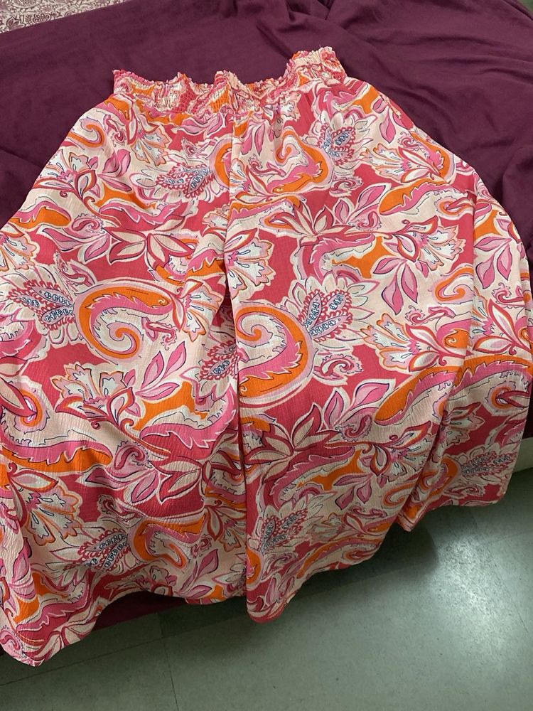 Floral Print Palazzo Pants