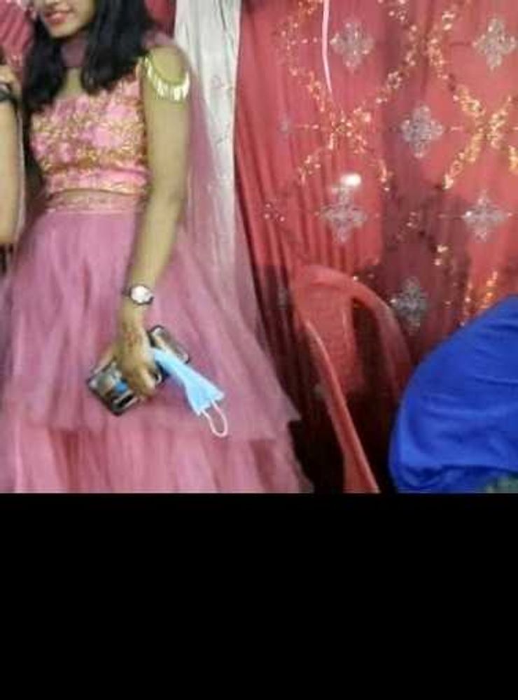 Pink Embellished Lehenga Choli