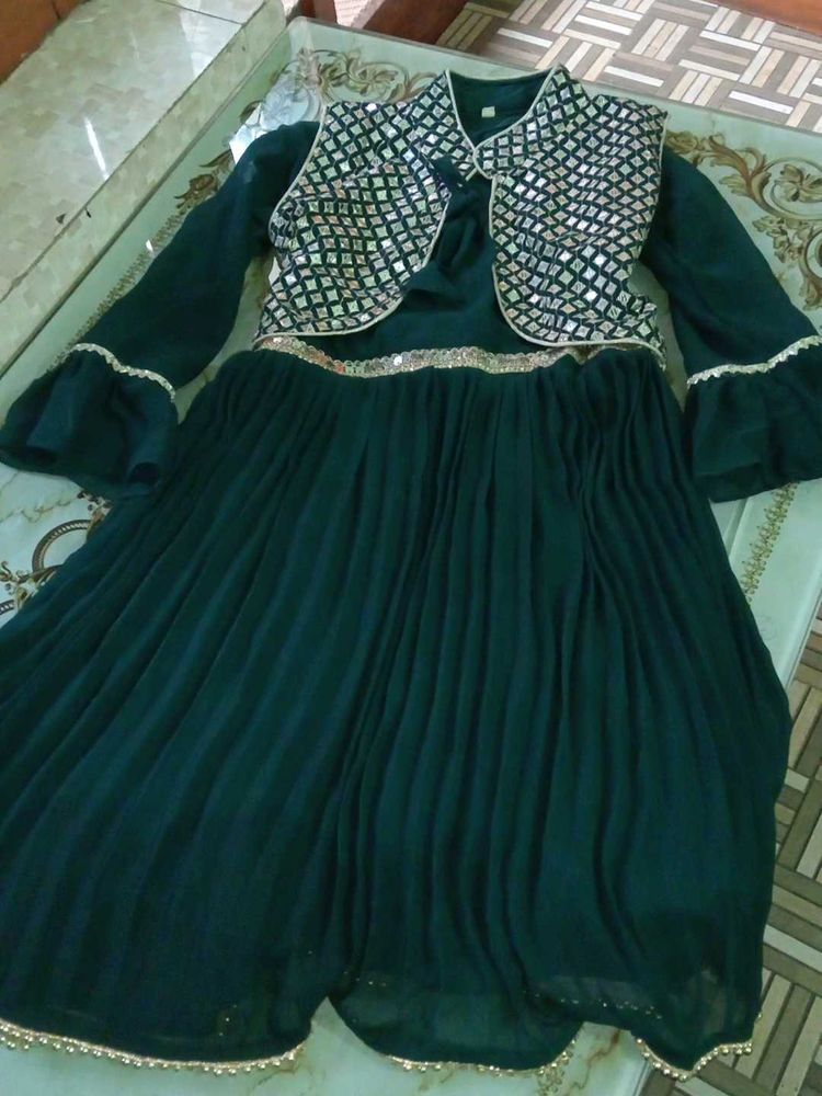 Elegant Green Kurta Set for girls