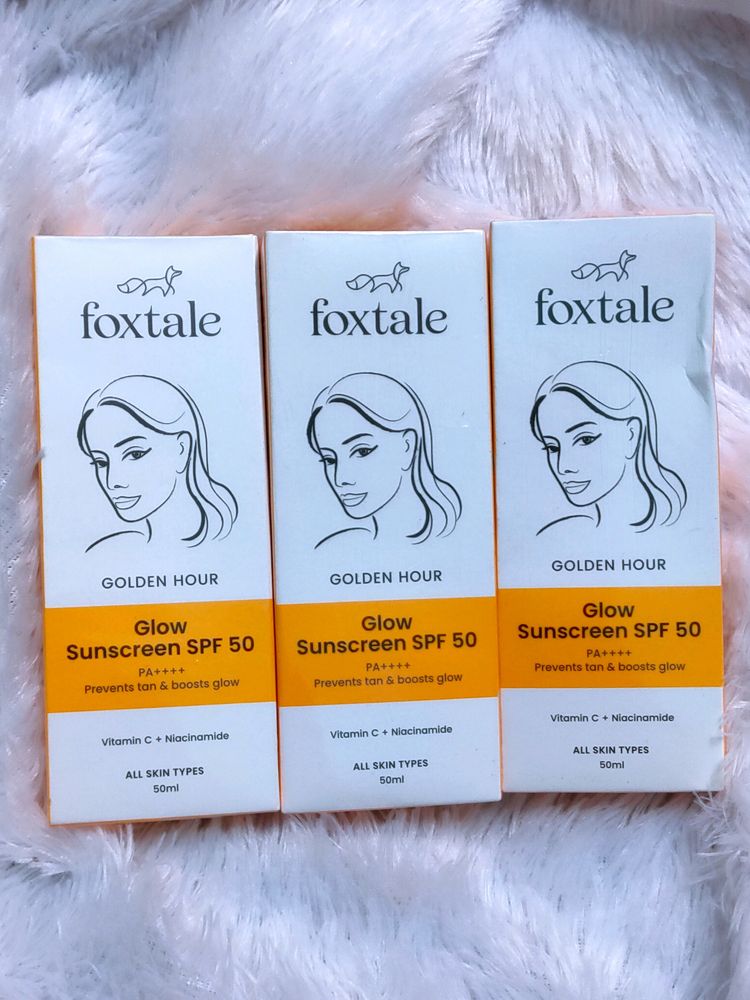 Foxtale SPF 50 Vitamin C Sunscreen