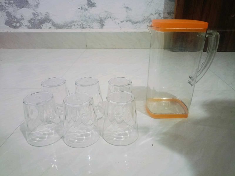 Pitcher and Glasses Set