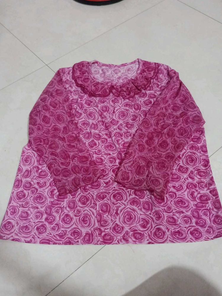Rose Pink Top