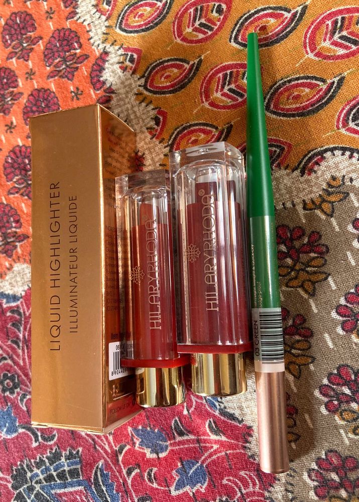 Makeup Set( Highlighter Lipsticks &amp; Eyeliner)