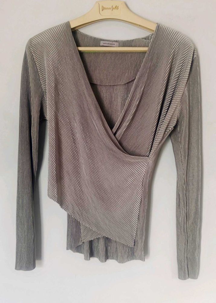 Now OR Never Elegant Wrap V Shape Top