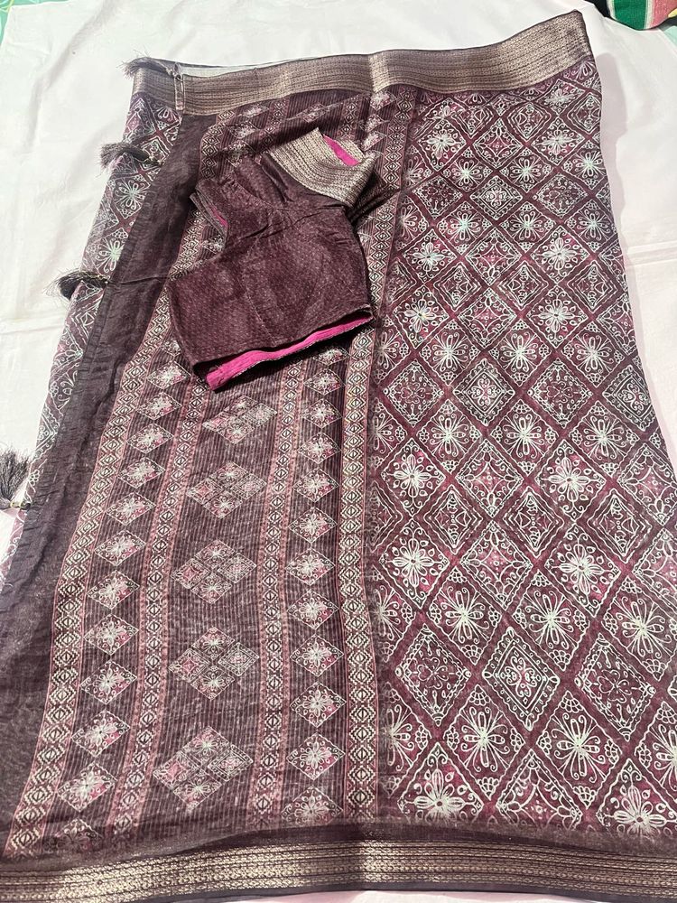 chandari cotten sari