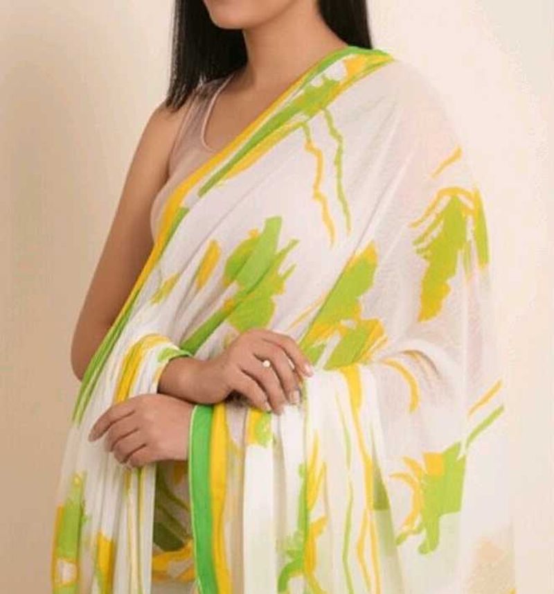 Elegant Floral Print Duppata/Scarf