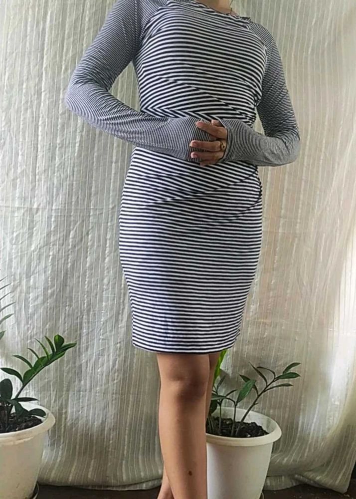 Striped Bodycon Dress