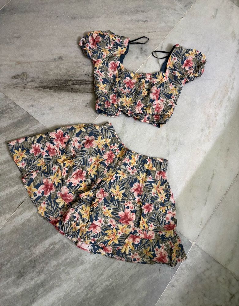 Floral Two-Piece Set