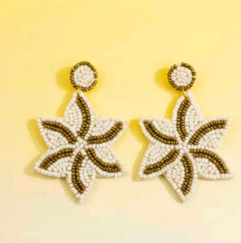 Star Beaded Earrings