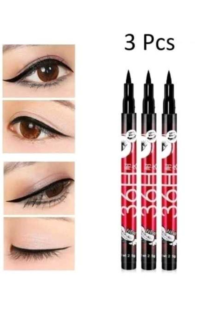 3 Pcs Waterproof Eyeliner Set