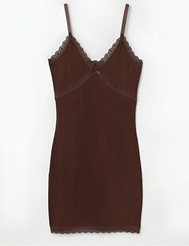 Brown HnM Bodycon Dress