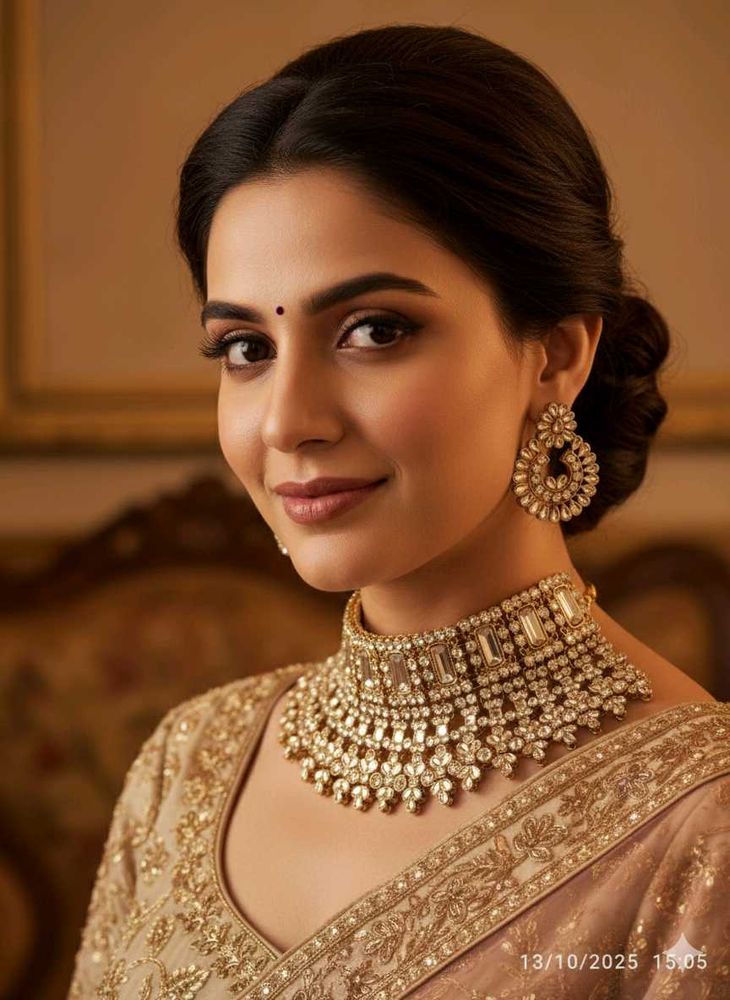 new bridal heavy Jewelry Set