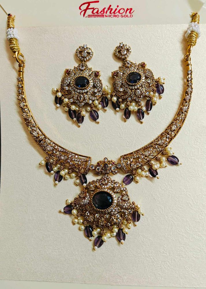 Elegant Gold-Tone Necklace Set