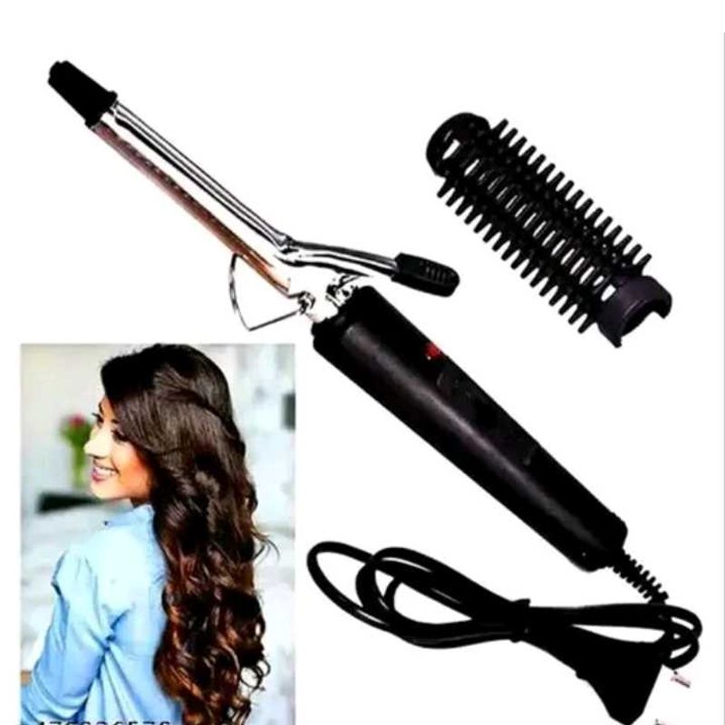 Hair Curler with Brush Attachment