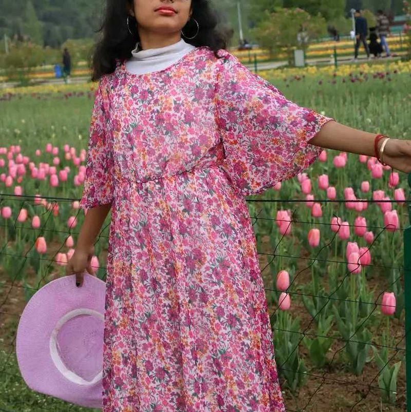 Floral A Line Dress