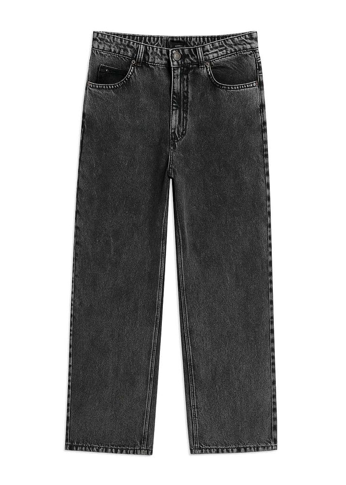 Charcoal Grey  Wide Leg Jeans Unisex