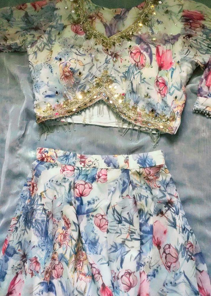 Floral Plazo Set
