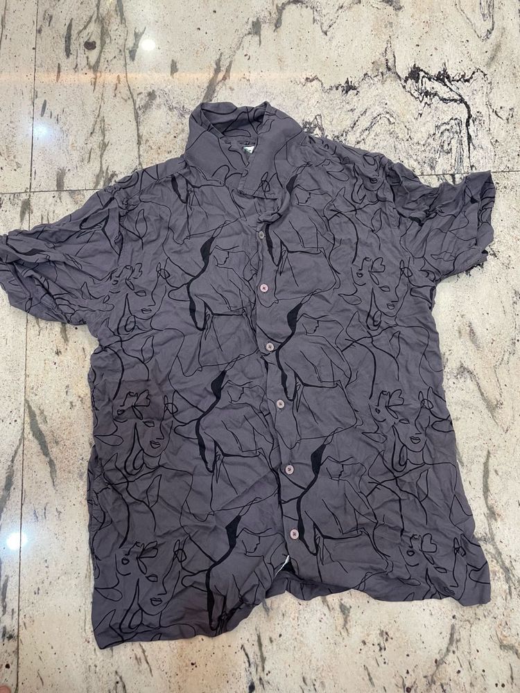 Abstract Print Shirt