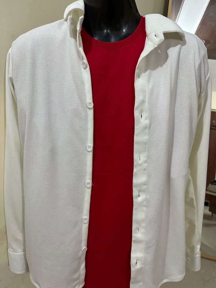 Combo Of Shirt With Tshirt