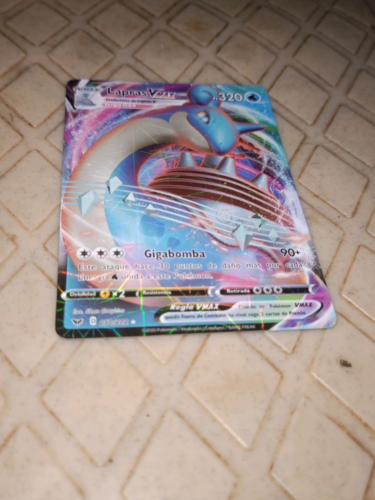 Lapras Rare Pokemon Card
