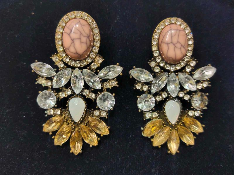 Multicolored Stone Earrings