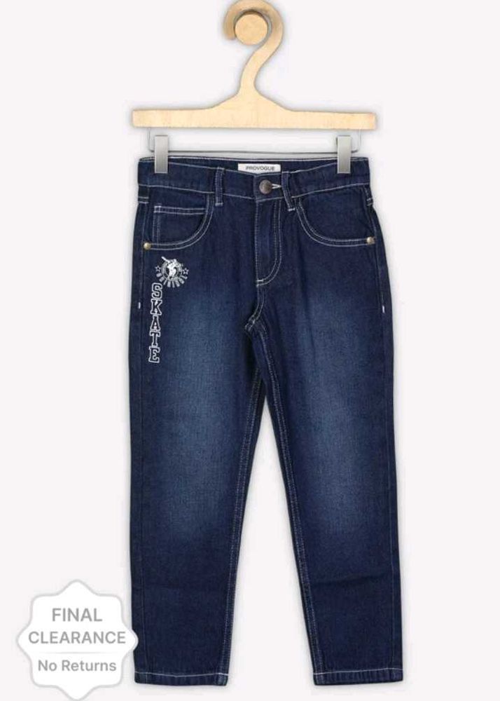 Boys' Dark Wash Denim Jeans